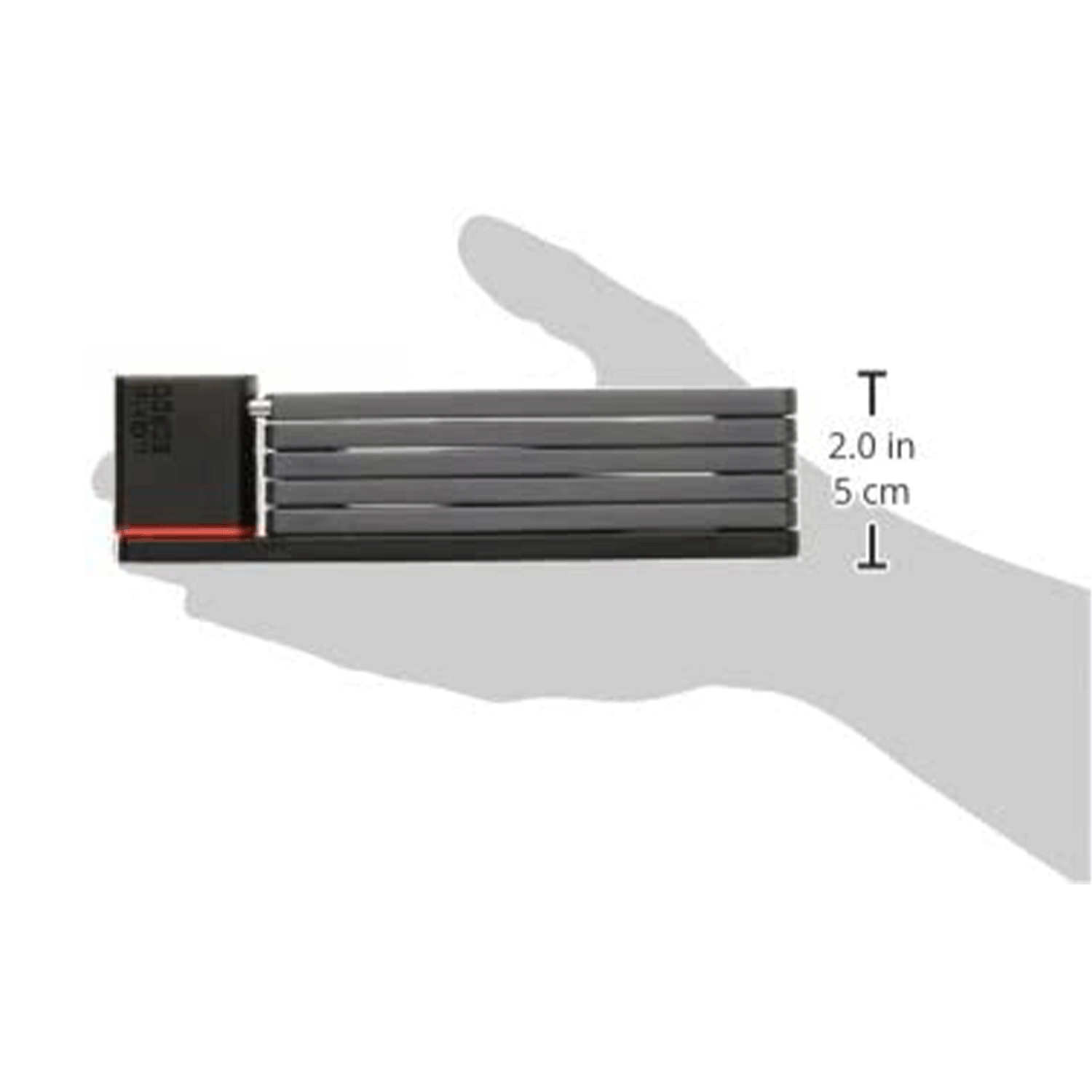 ABUS Bordo 5700 electric bike lock dimensions