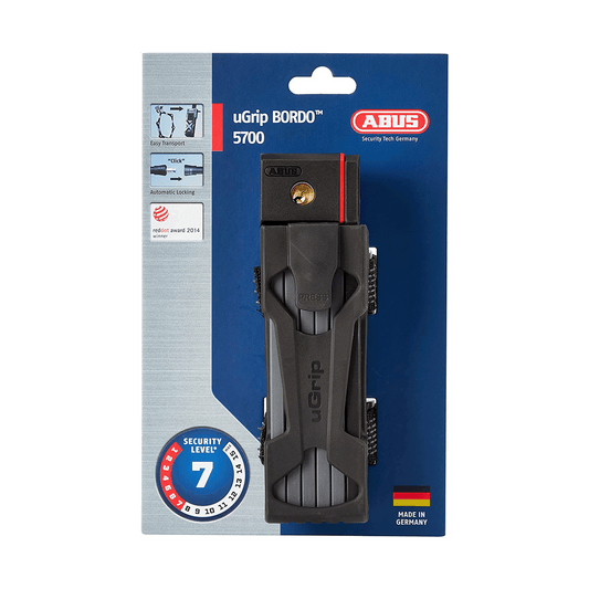 ABUS uGrip Bordo 5700 foldable e-bike lock - security level 7