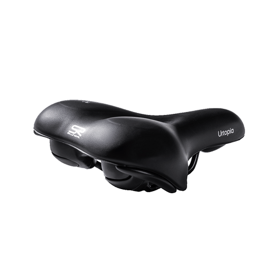 Urtopia Ultra Comfort E-Bike Saddle, wider and shorter for increased comfort