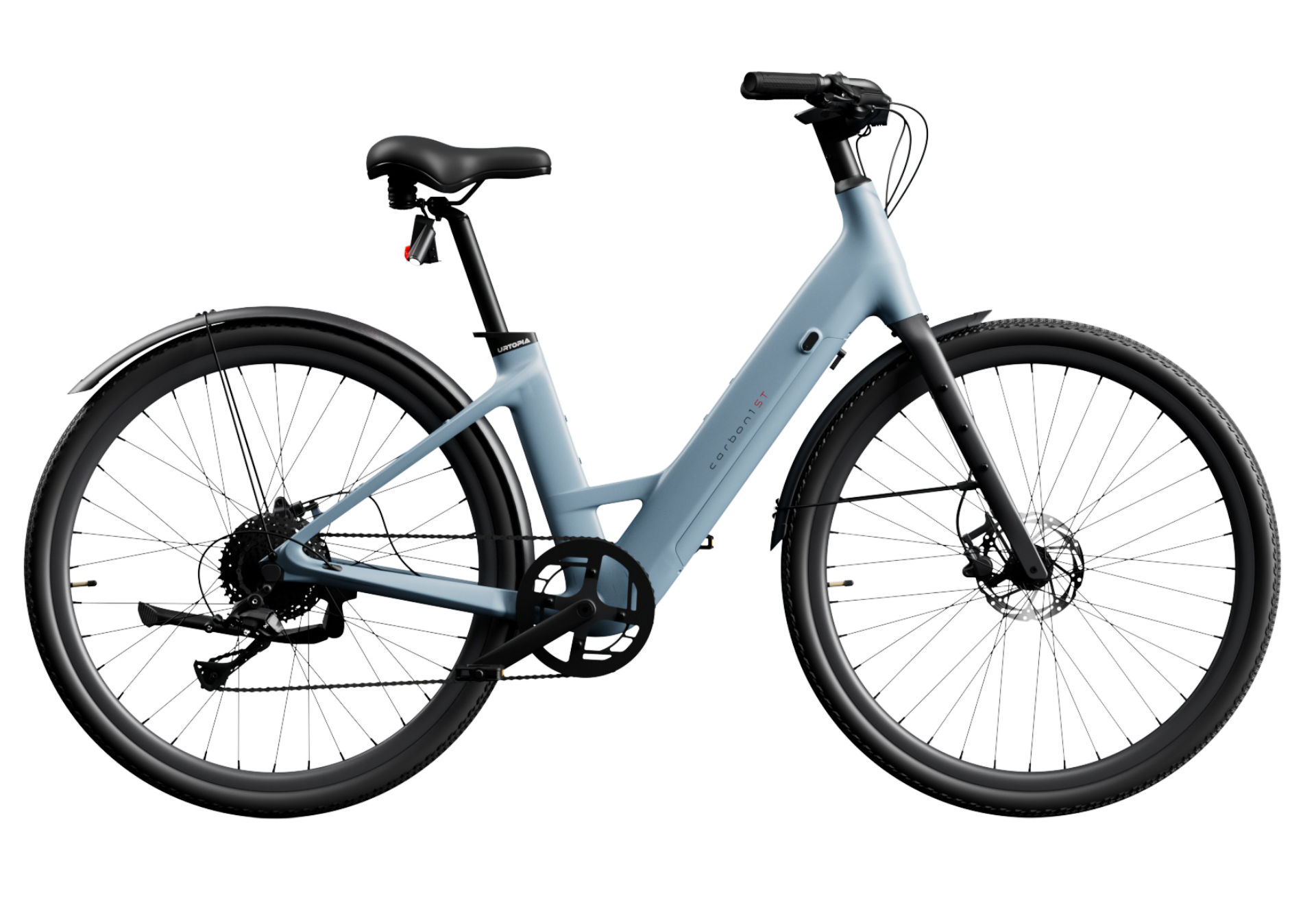 Lightweight Step Through Ebike | Carbon 1 Step-Thru - Urtopia