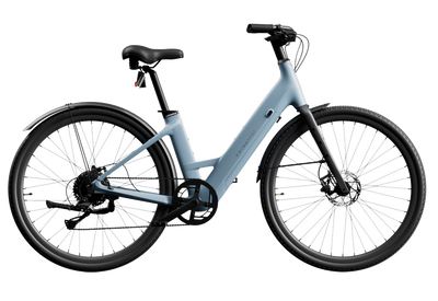 Urtopia Carbon 1 Step-Thru E-Bike – Toray Carbon, 50% Lighter, 80 mi Range, 750W Motor, Torque Sensor, Smartbar, Matte Black