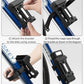 ROCKBROS MTB Road Bike Lock Key Folding Lock E-Bike Motorcycle Steel Lock Portable Antirust Anti-theft