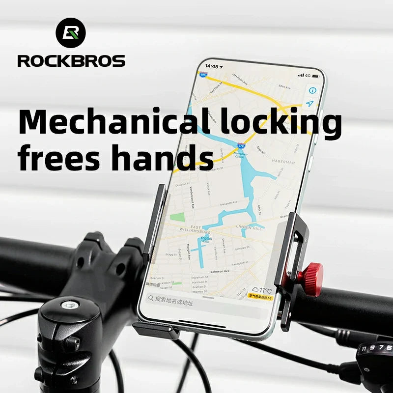 ROCKBROS S Clip Ring Bike Phone Holder for 4.7-7.09" Phones