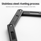 ROCKBROS MTB Road Bike Lock Key Folding Lock E-Bike Motorcycle Steel Lock Portable Antirust Anti-theft