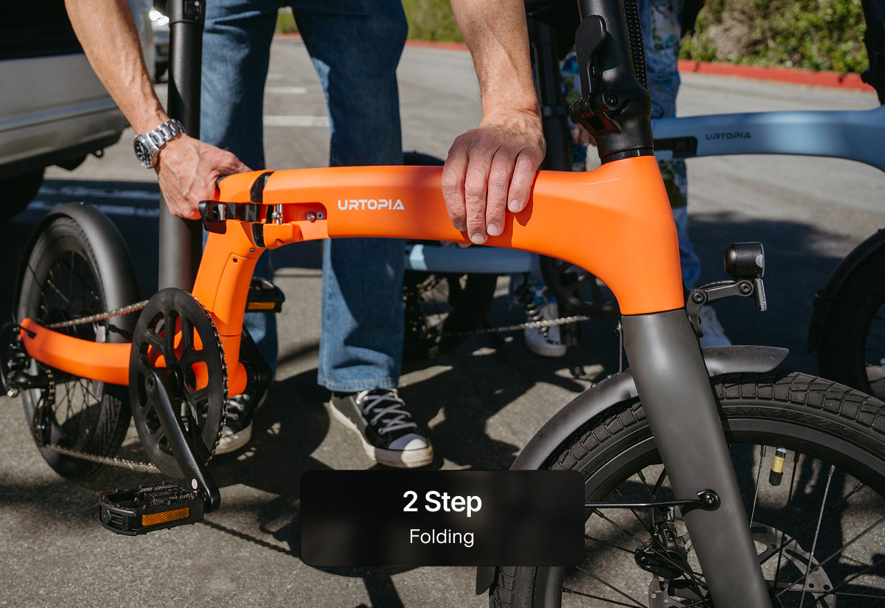 Dual Battery Folding eBike | Carbon Fold 2 E-Bike - Urtopia