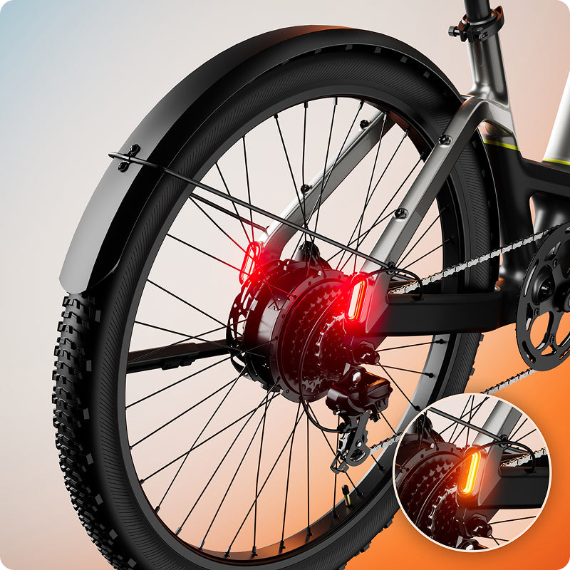 Urtopia Carbon Atom integrated rear turn signals and brake light
