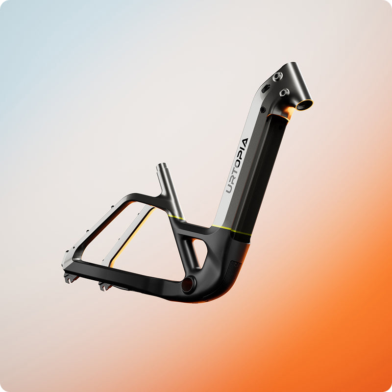 Urtopia Carbon Atom sculpted carbon fiber step-through frame