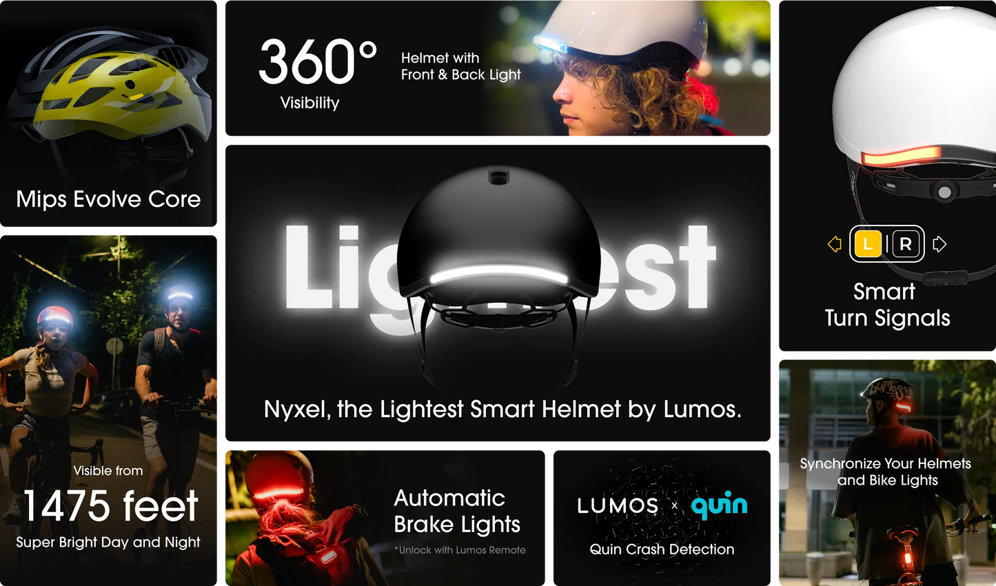 Lumos Nyxel Smart Bike Helmet