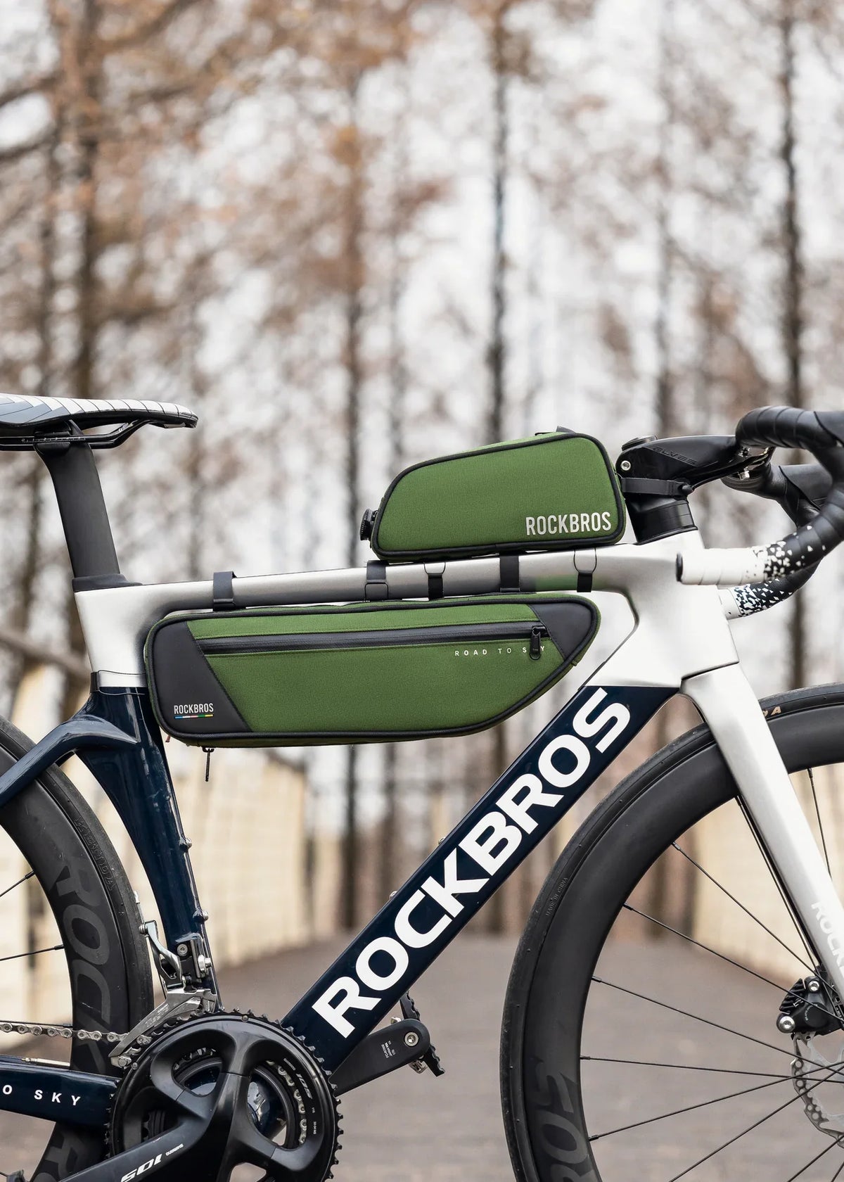 ROCKBROS Bike Frame Bag-Road to sky