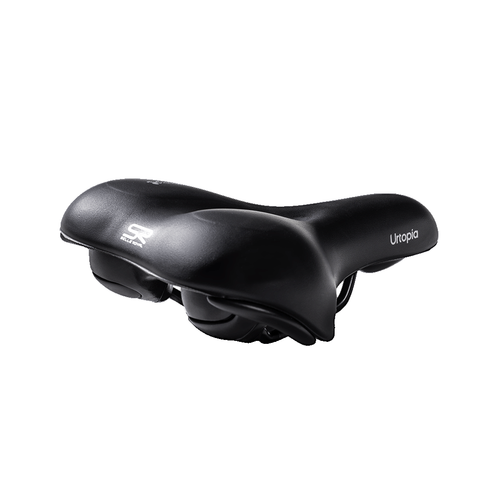 Urtopia Ultra Comfort E-Bike Saddle, wider and shorter for increased comfort